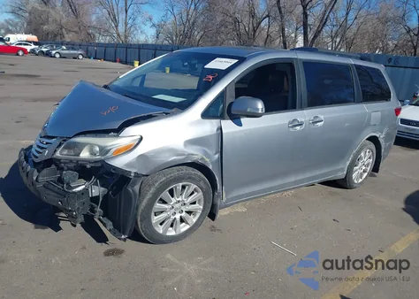 2015 Toyota Sienna Limited Premium 7 Passenger from USA, damaged, VIN 5TDDK3DC4FS096125
